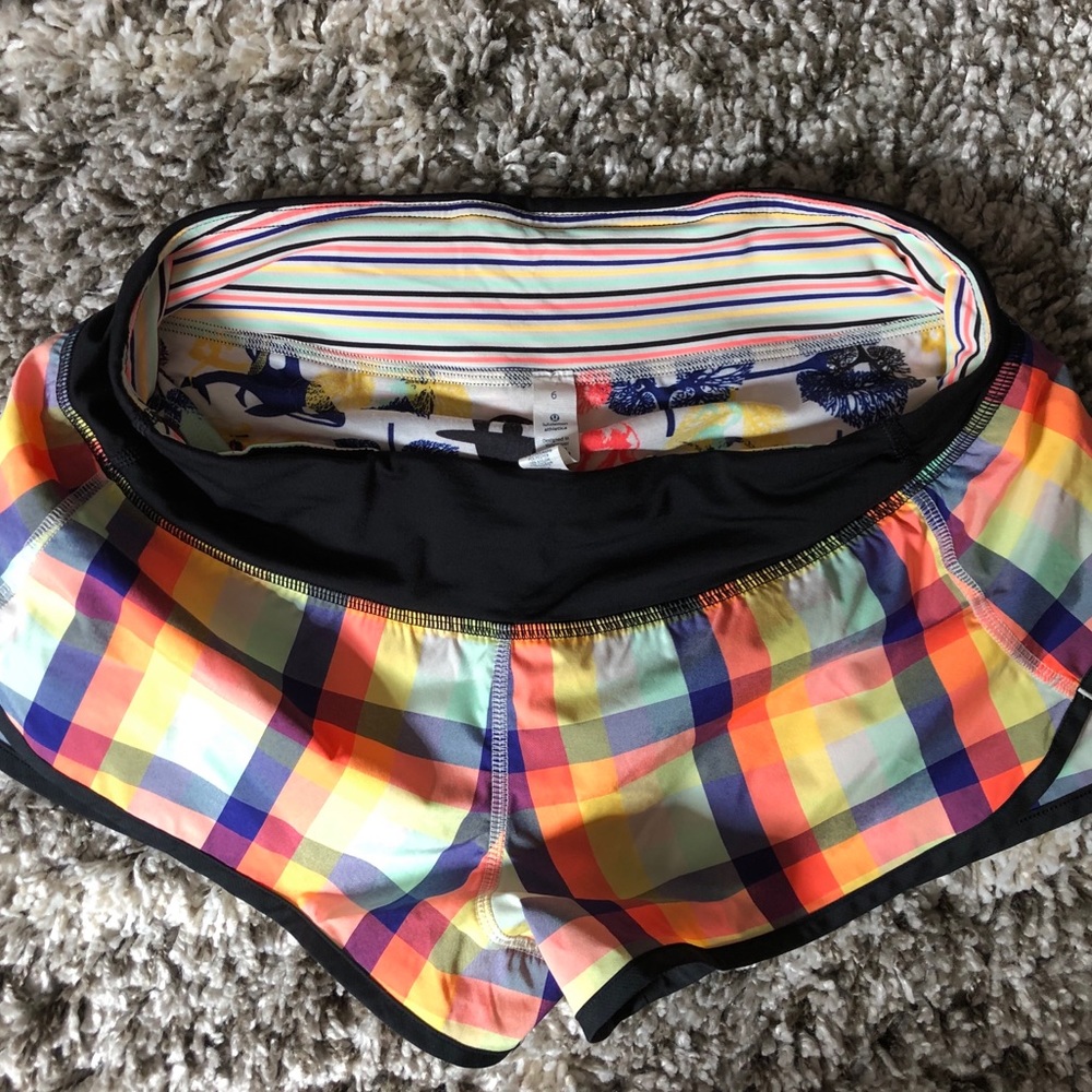 Rare! Lululemon Seawheeze Race Shorts Size 6